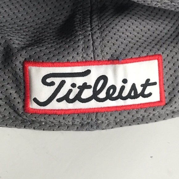 Titleist Foot Joy Pro V1 Golf Cap Baseball Cap Gray Fitted - Picture 3 of 10